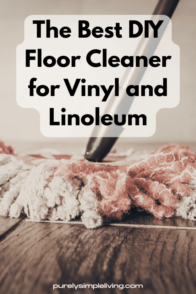 clean tile floor sparkling after using a natural diy floor cleaner