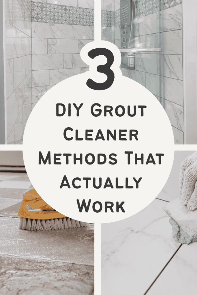 bright clean tile after using a grout cleaner diy paste