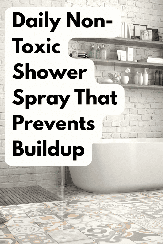simple ingredients for making a diy shower cleaner at home