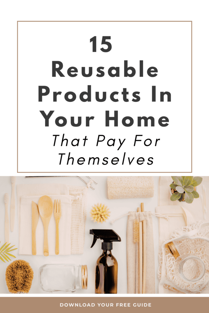 reusable bags and beeswax wraps as easy eco swaps that save money