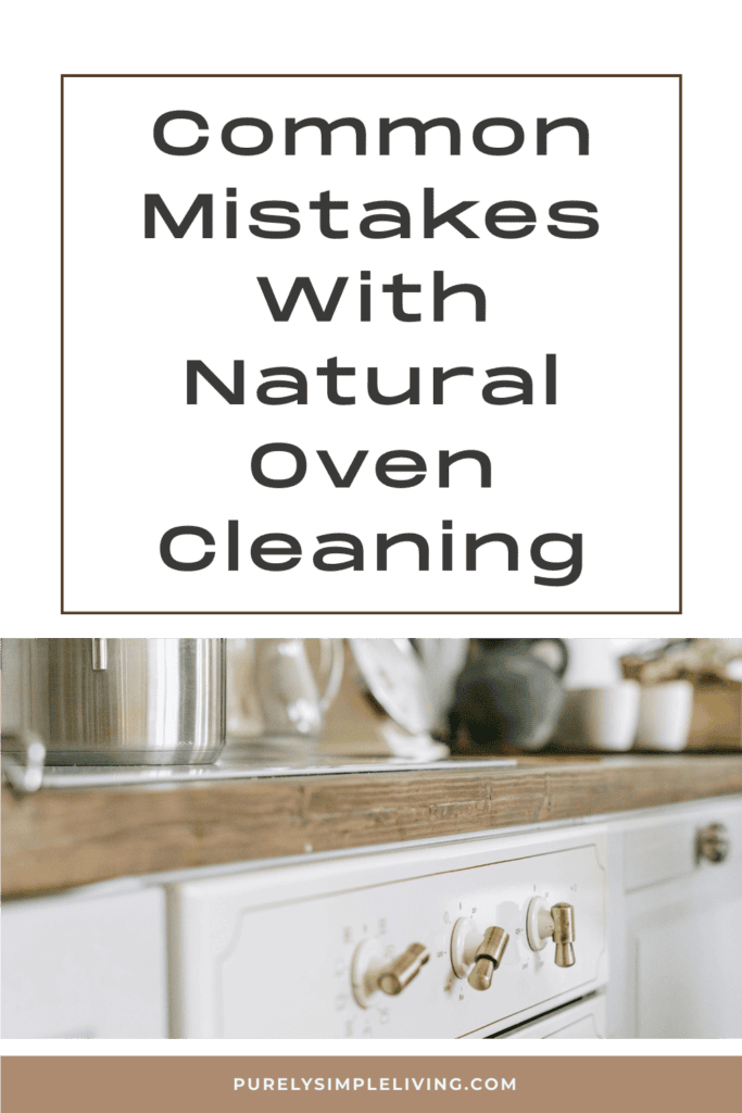 sparkling clean oven after using a simple oven cleaner diy method