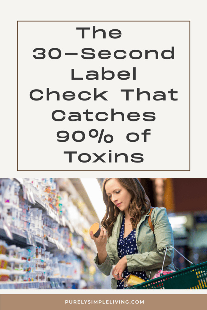 before and after comparison of common non toxic swaps for beginners