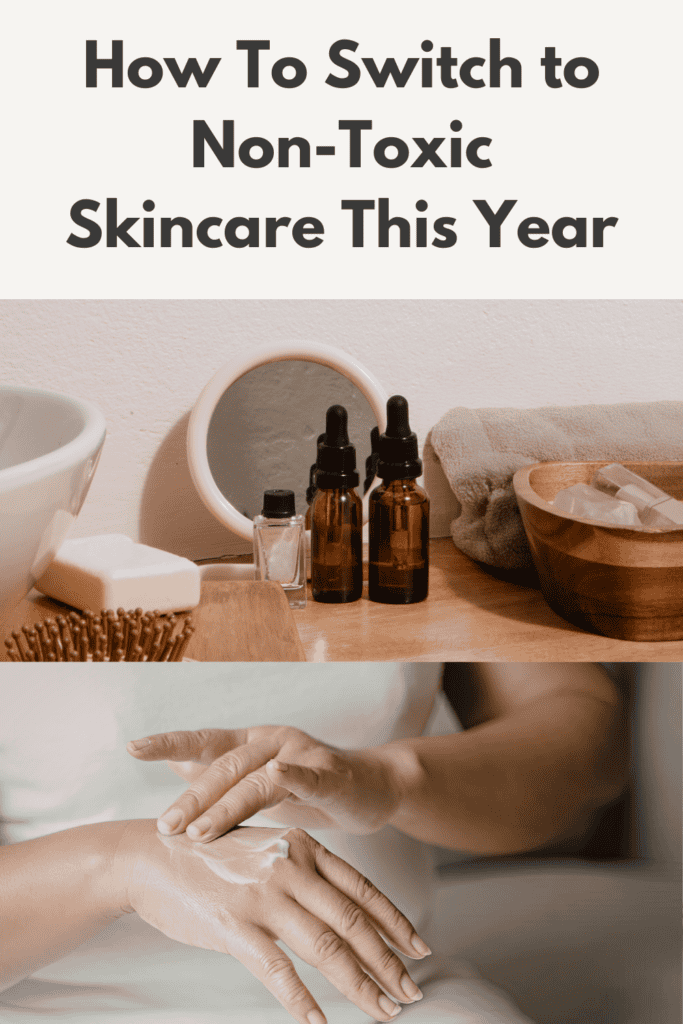 non toxic skincare pin image 1