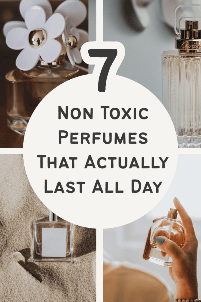 woman reading a product label to check for non toxic ingredients