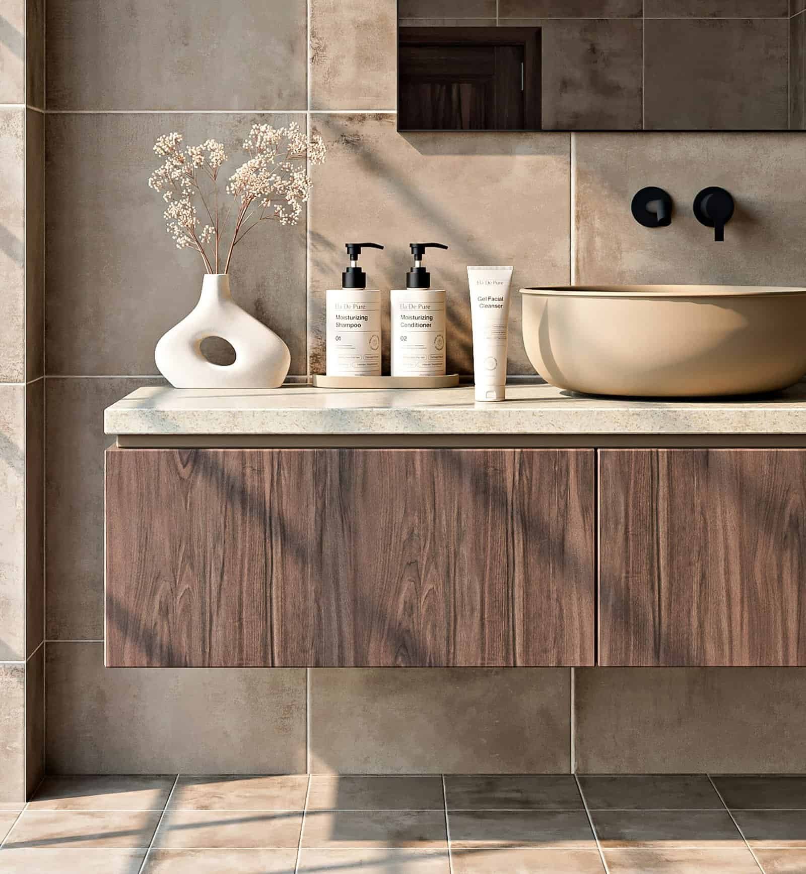 Grout cleaner DIY supplies and cleaning tools for tile