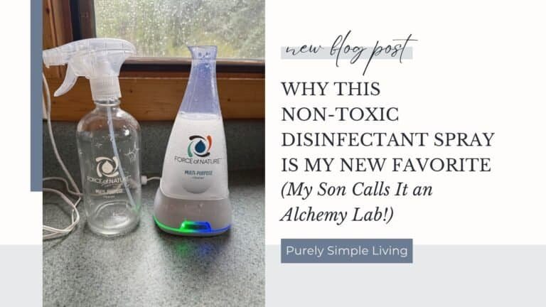 Why This Non-Toxic Disinfectant Spray Is My New Favorite (My Son Calls It an Alchemy Lab!)